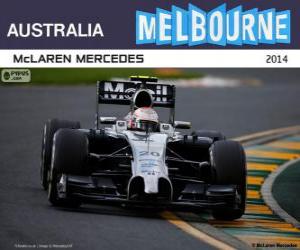 пазл Кевин Магнуссен - McLaren - 2014 Гран-при Австралии, 2º классифицируются